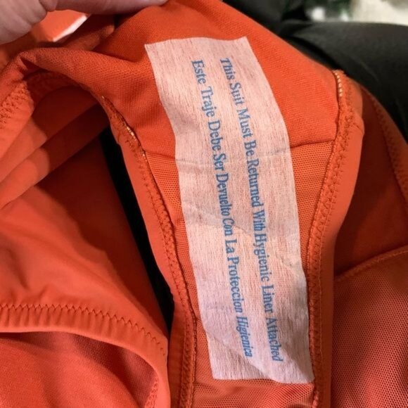 Kona Sol high coverage hipster bikini swimsuit bottom in rust red size 20/22 - Picture 9 of 9